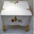 Christmas Scene Square Tablecloth Christmas Scene Square Tablecloth